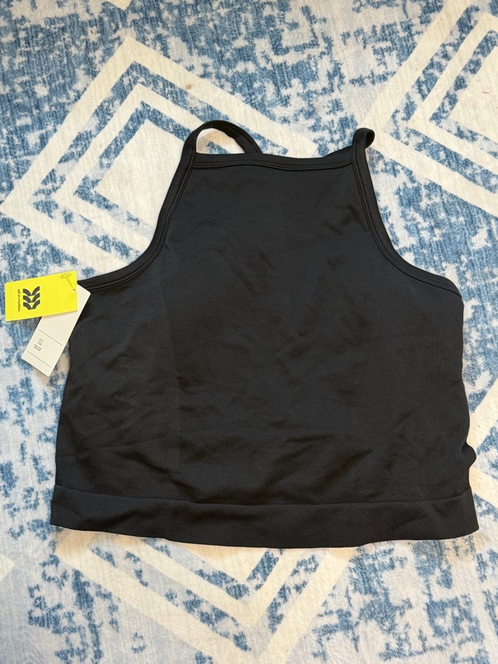 New Black Cropped Active top from Target